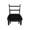 International Concepts Set of 2 Madrid Ladderback Chairs, Black C46-2P - alternate 5